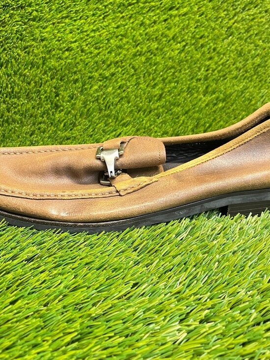 Allen Edmonds Fiesole Mens Size 11 Brown Black Classic Slip On Bit Loafers Shoes main image 5